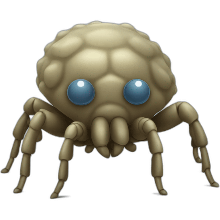 Cute dust mite emoji