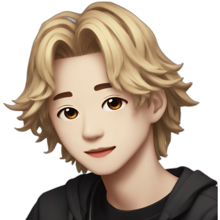 Bangchan of stray kids  emoji