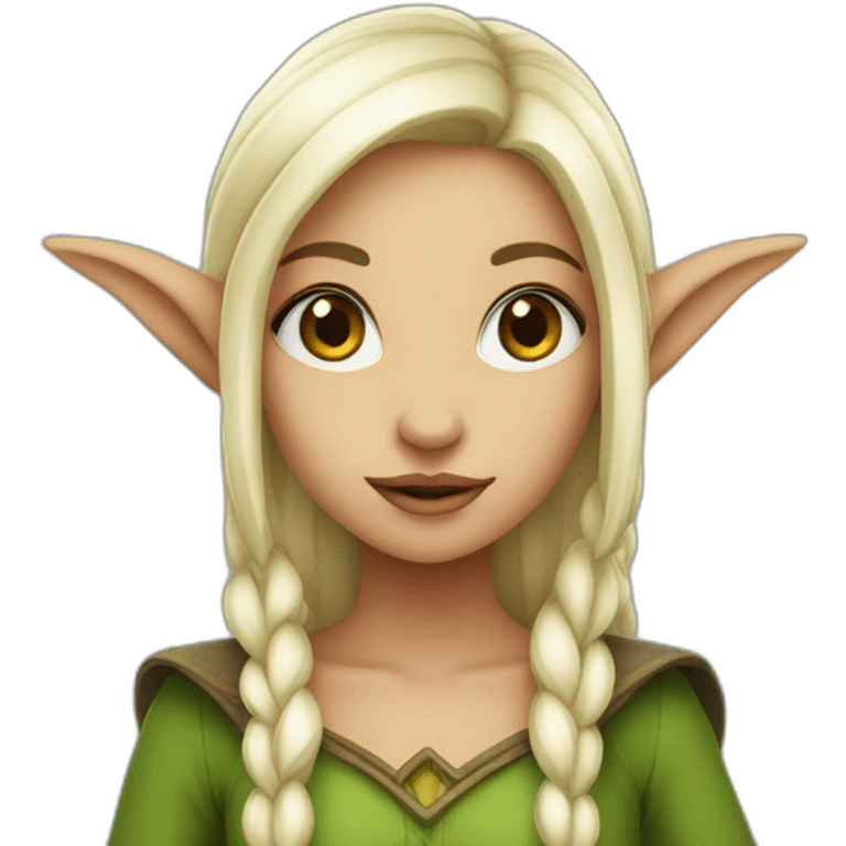 Elfe girl emoji