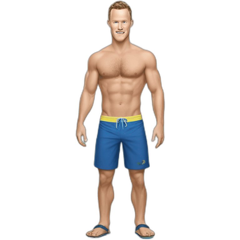 Jonathan Toews as a beach bum emoji