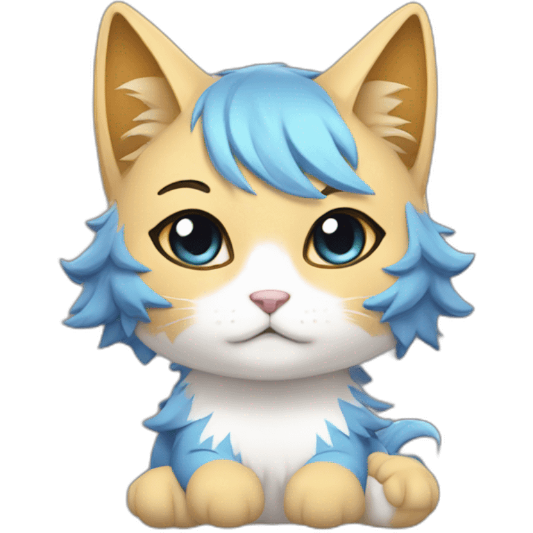 thunder Neko girl emoji