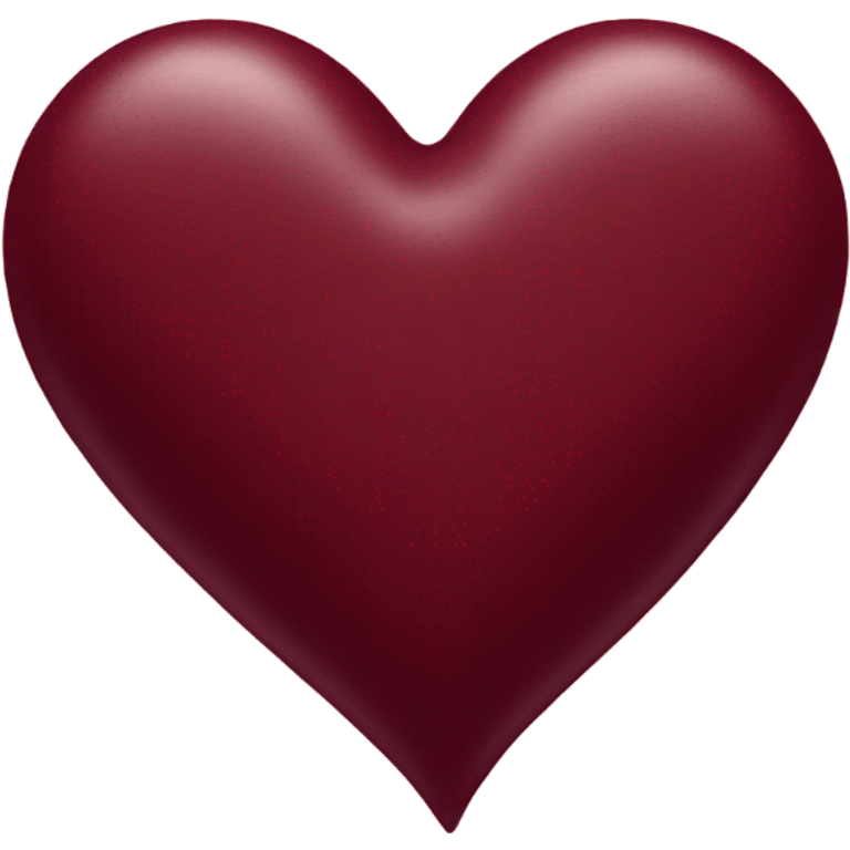 Maroon heart emoji