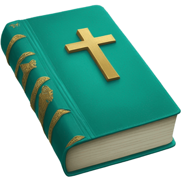 Teal Bible  emoji