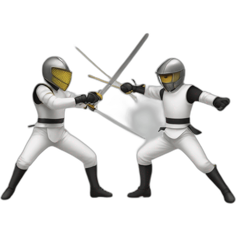 Fencer duel emoji