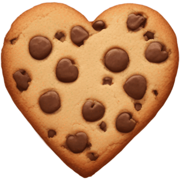 Cookie heart emoji