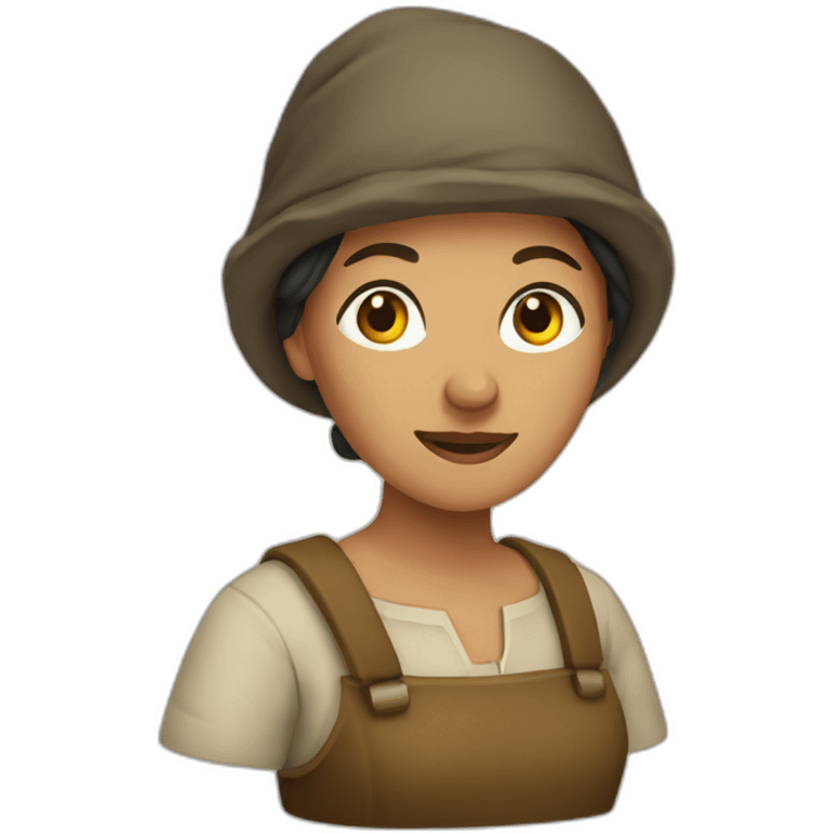 Peasant woman emoji