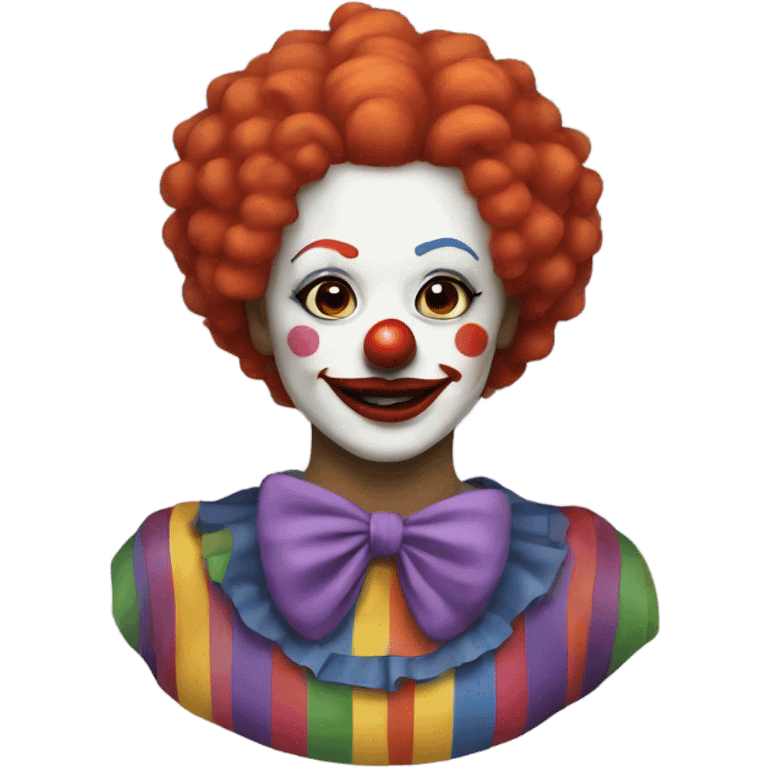 lesbian clown emoji