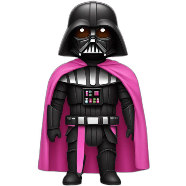 Dark vador wearing pink armor emoji