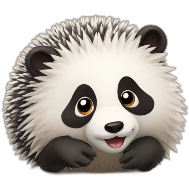 panda hedgehog emoji