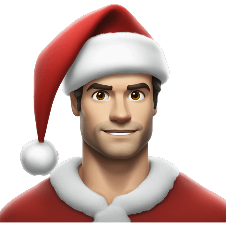 Henry Cavill as Santa Claus  emoji