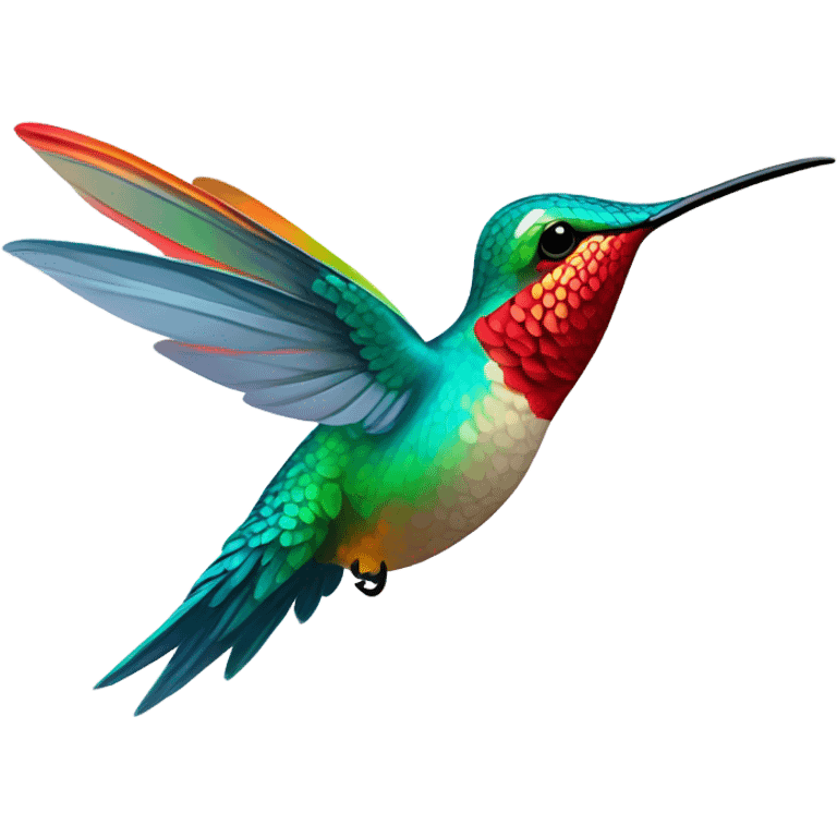 hummingbirds vector emoji