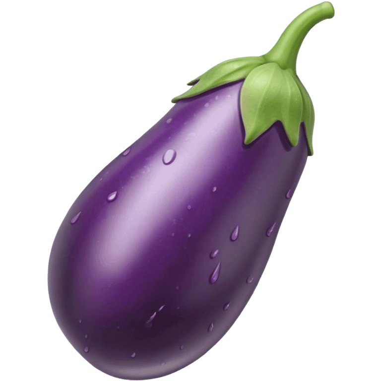 Wet eggplant  emoji