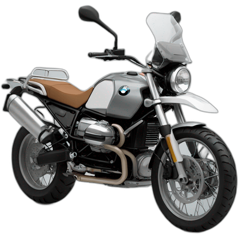 Motorcycle BMW scrambler emoji