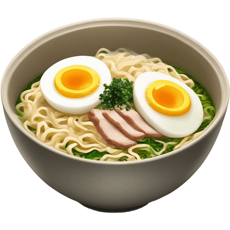 Bowl of ramen emoji