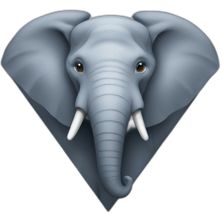 triangle-inside-ELEPHANT emoji