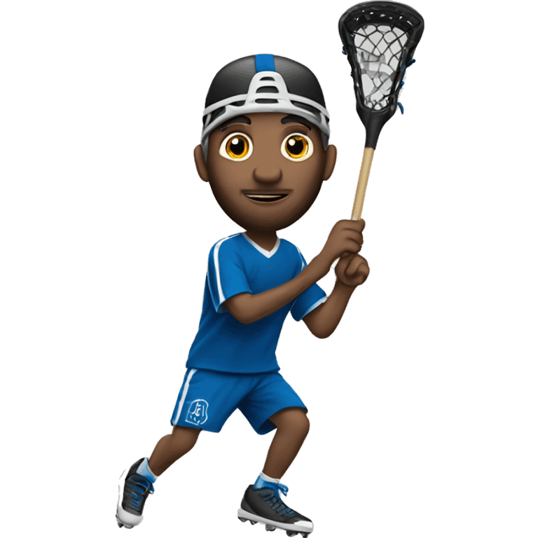 Jew playing lacrosse emoji