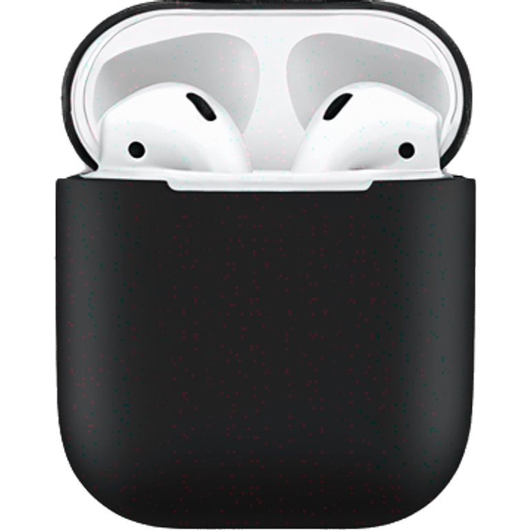 Black coloured AirPods emoji