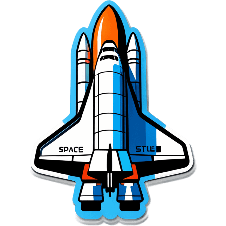 Space shuttle emoji