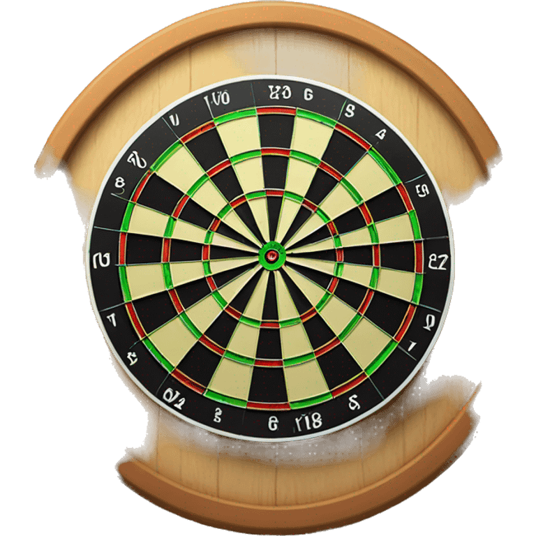 dartboard with a arrow outside the dartboard  emoji