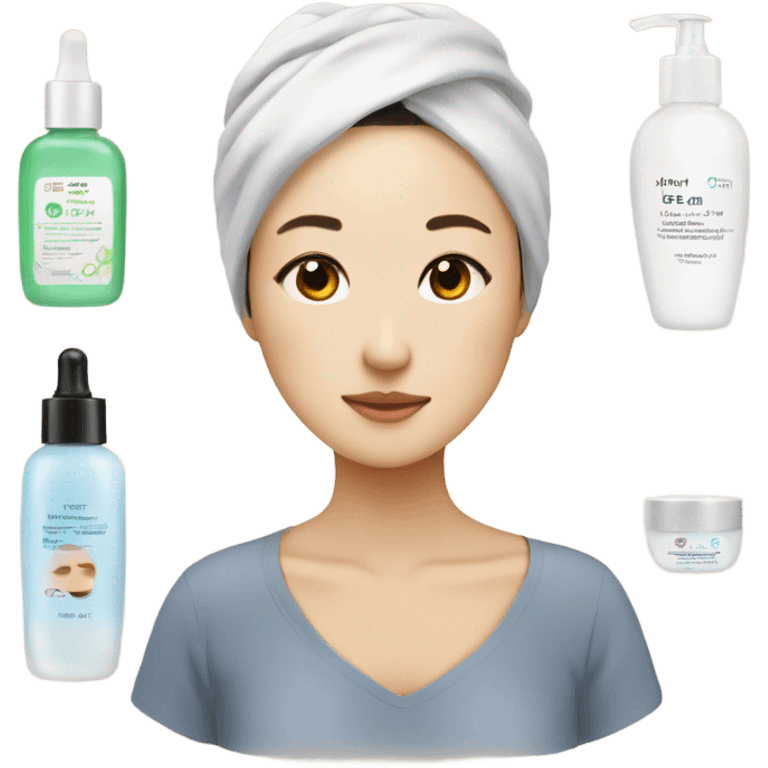 asian skincare routine emoji