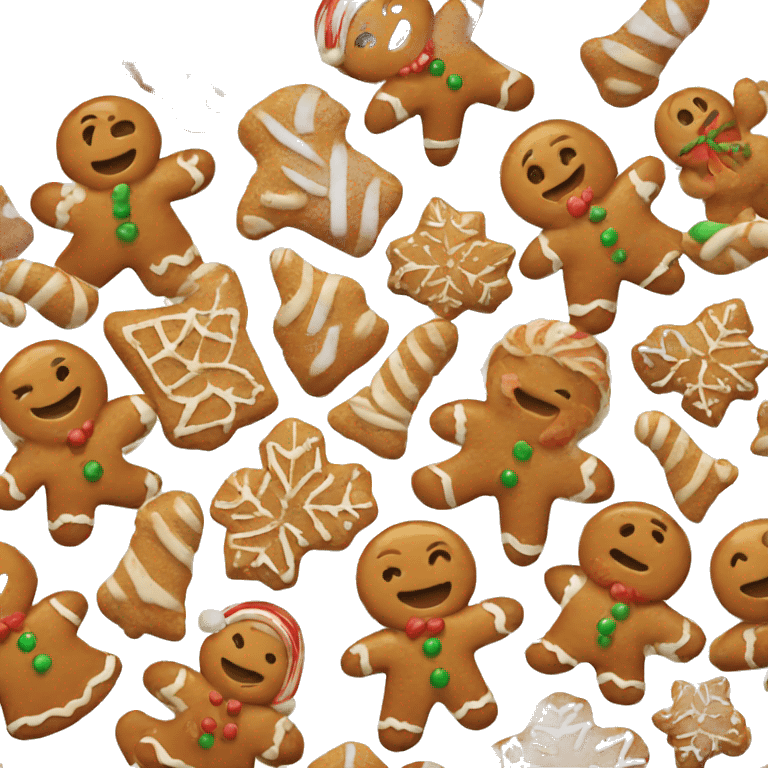 ginger bread christmas emoji