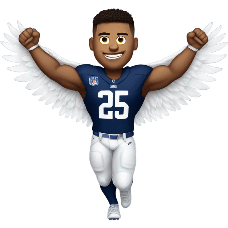 Saquon Barkley as an eagle emoji