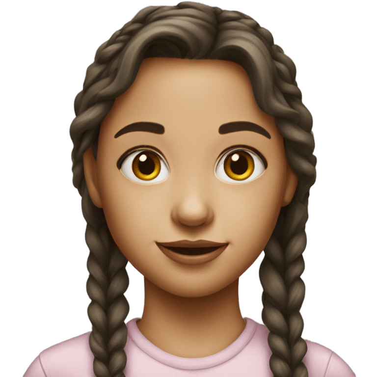 realistic portrait of girl emoji