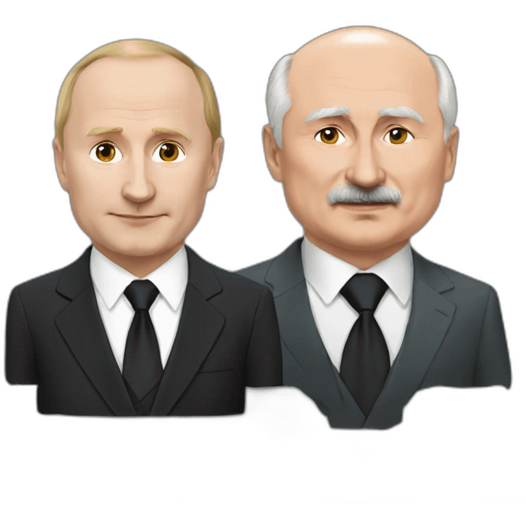 Putin and Lukashenko  emoji