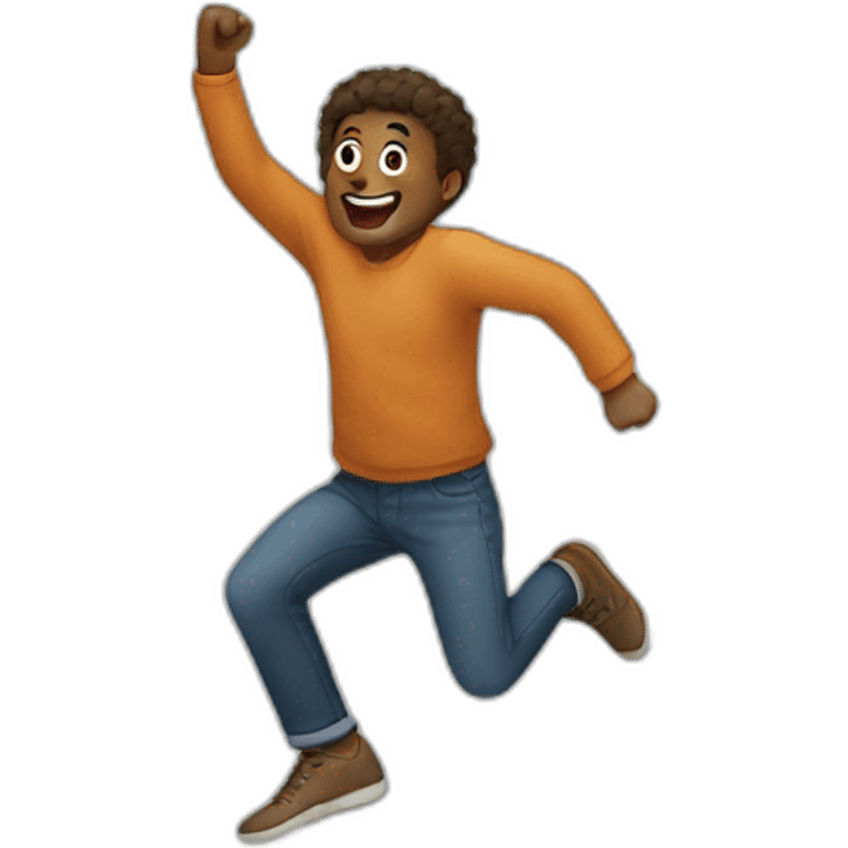 Man jumping  emoji