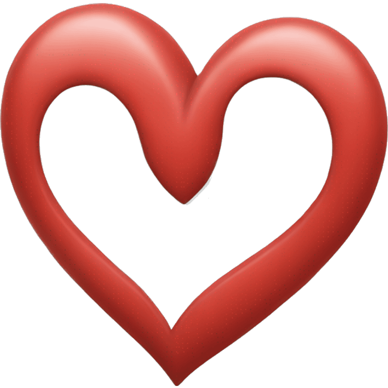 A unique heart that represents real love  emoji