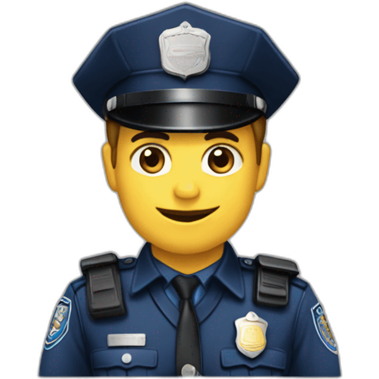 Voitur de police emoji