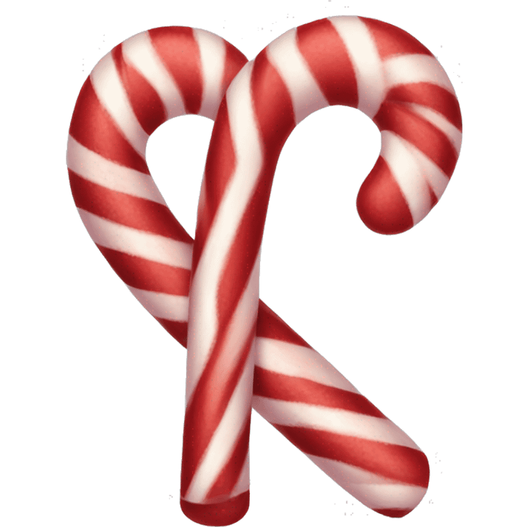 Candy cane heart emoji