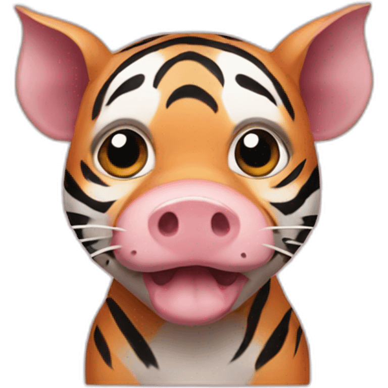 pig tiger cross emoji