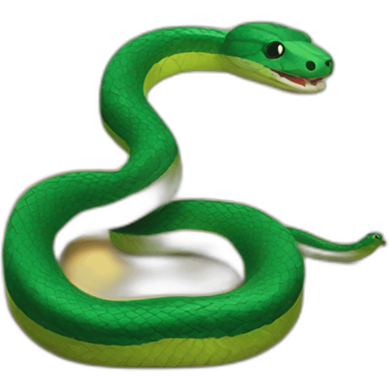 Snake in the forest in portugal emoji