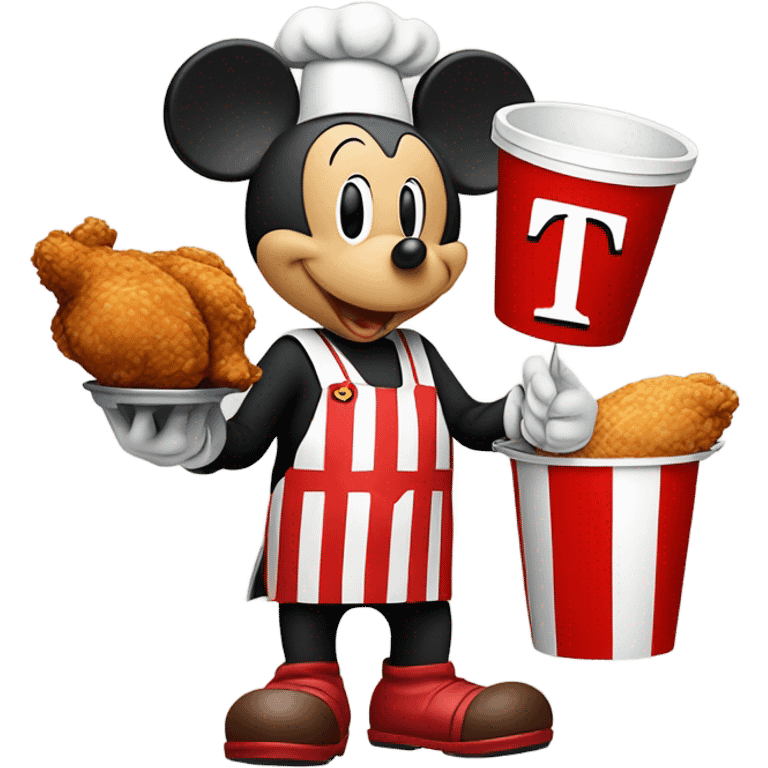 Micky mouse kfc emoji