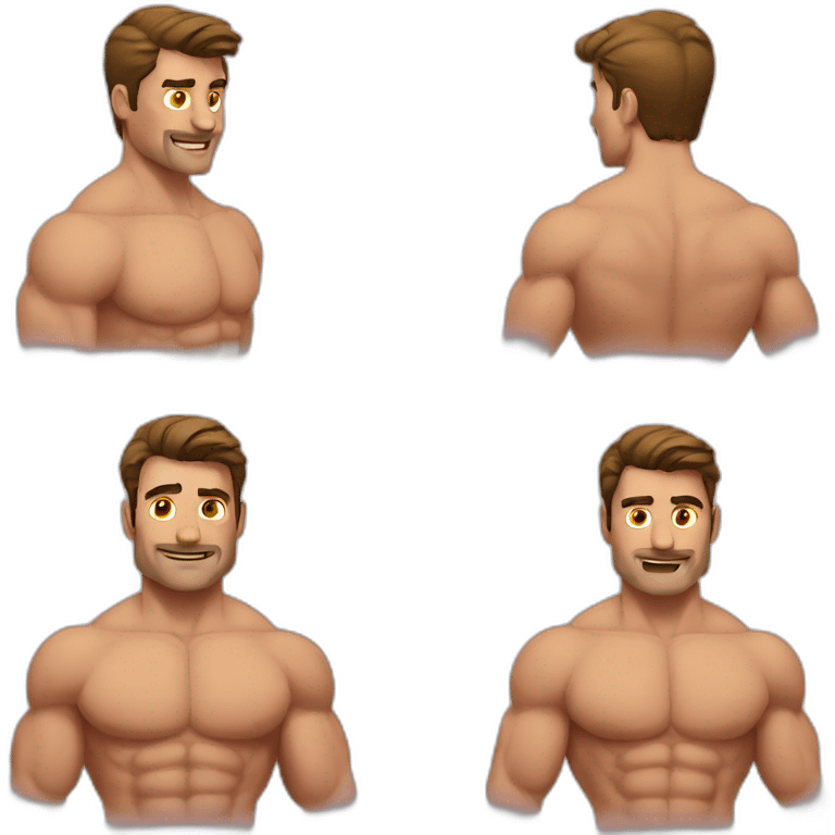 Homme musclé emoji