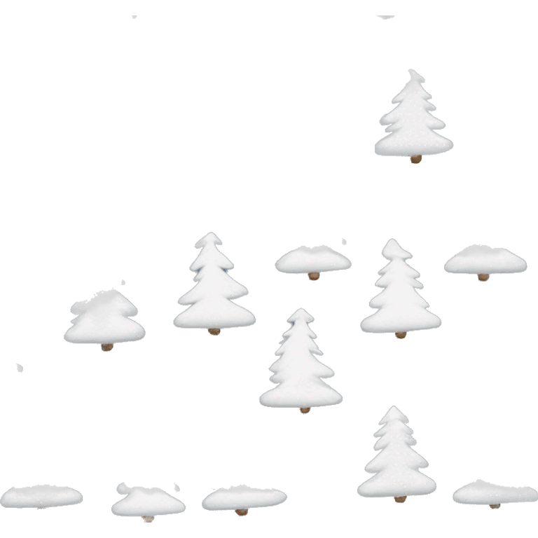 White Christmas tree emoji