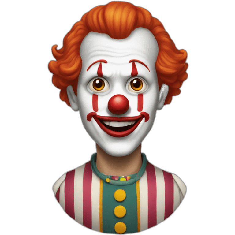 It the clown Red-haired emoji