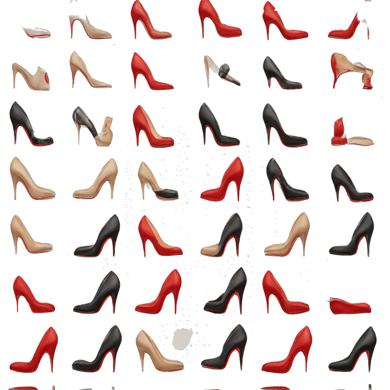 Louboutin heels emoji