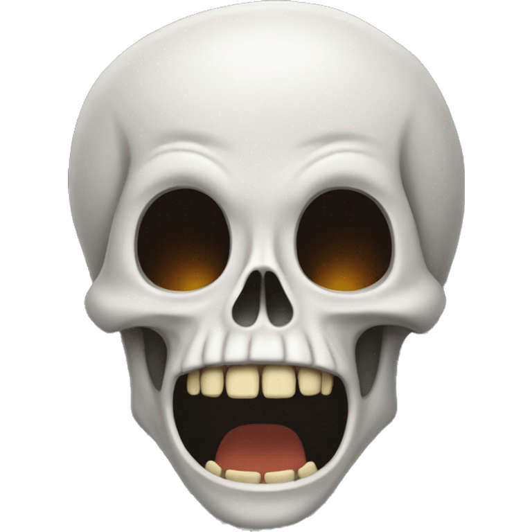 Skeleington Scream emoji