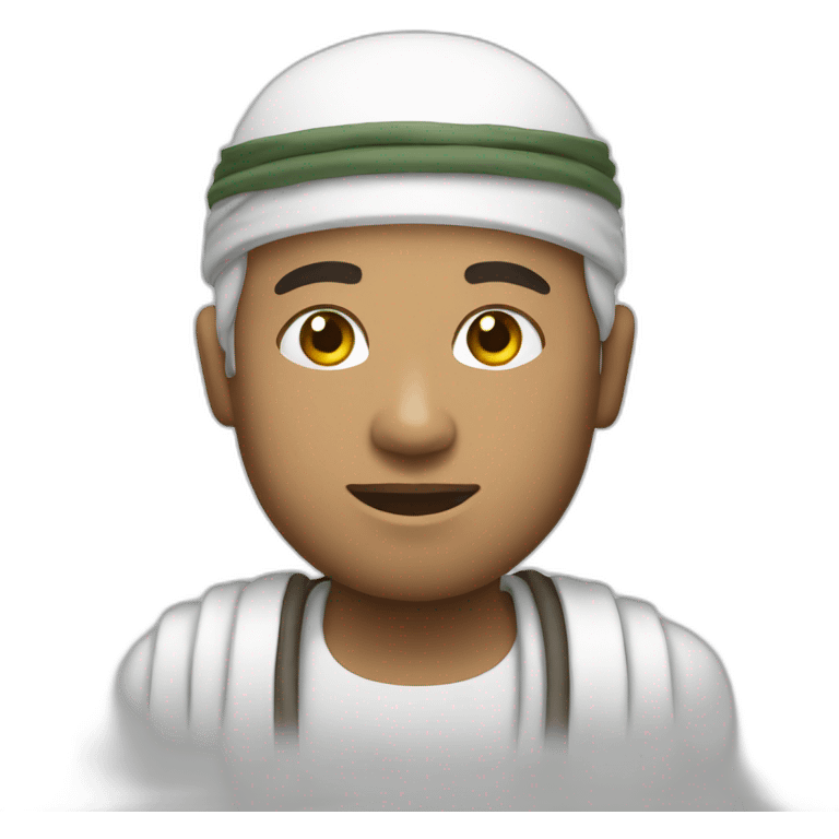 Hajj pilgrim Indonesian emoji