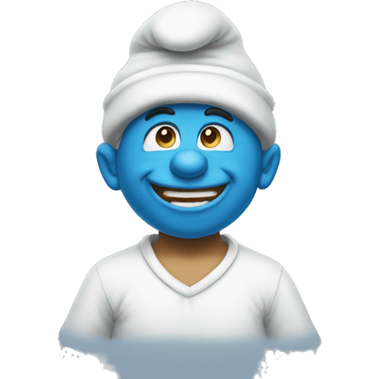 Smurf emoji