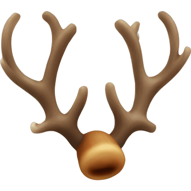 Reindeer horn emoji