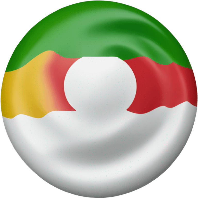 Kurdistan flag top red middle white bottom green emoji