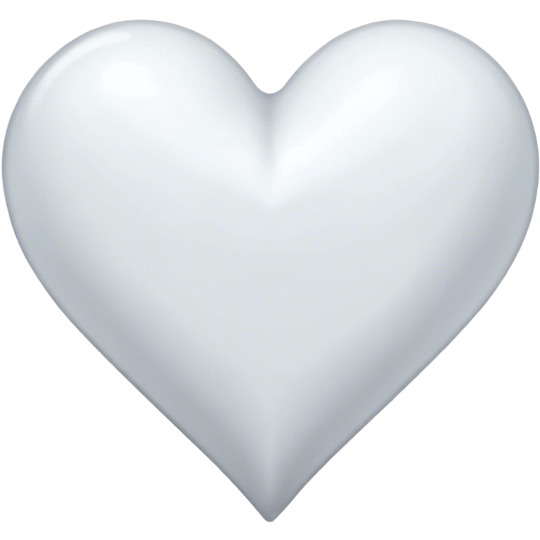 White heart in the present  emoji