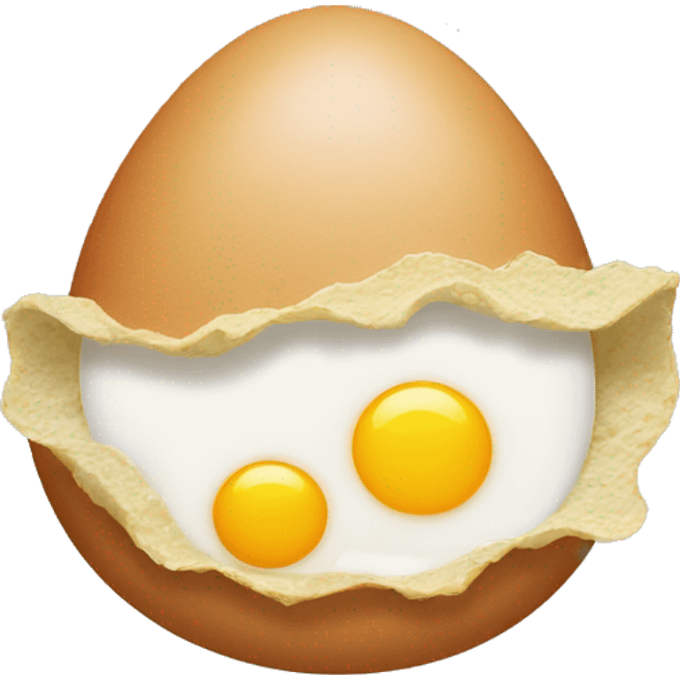 Egg sunny side up  emoji