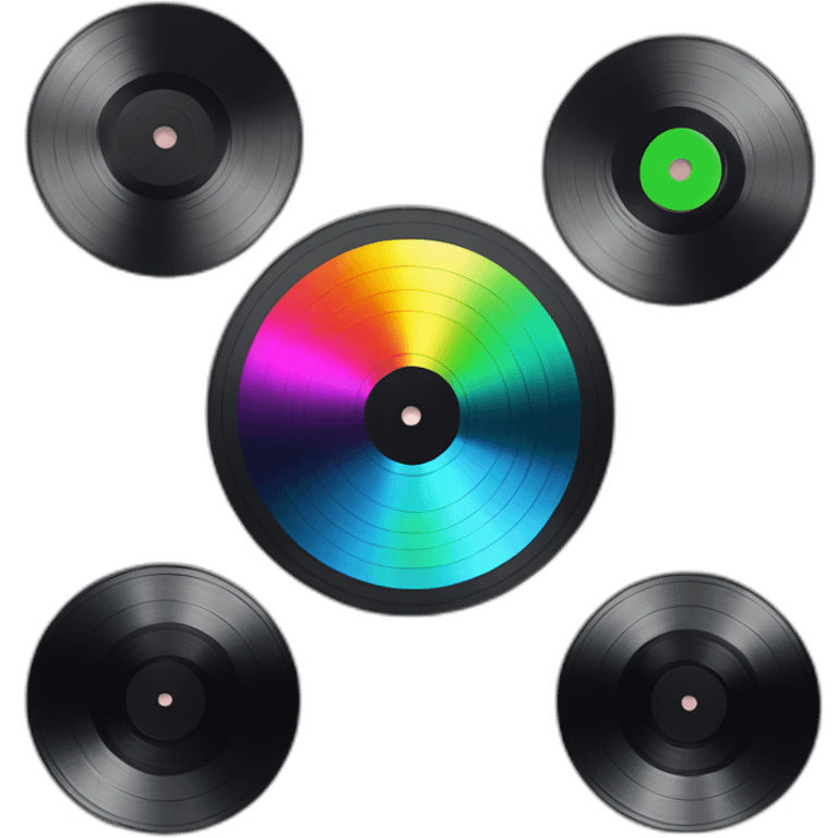 Vinyl disc emoji