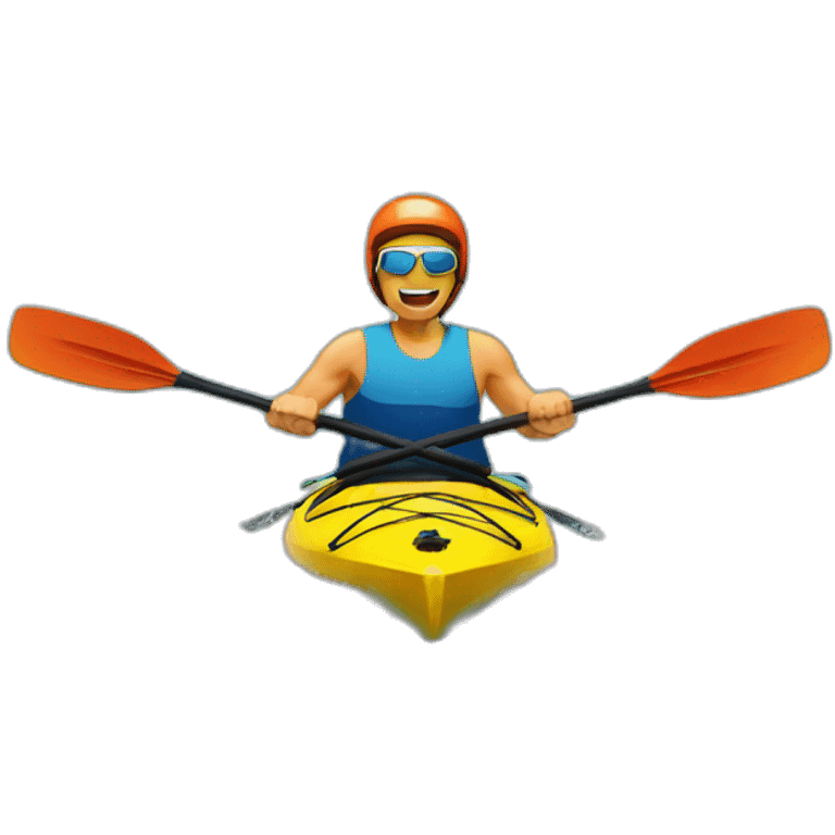 Kayak sprint emoji