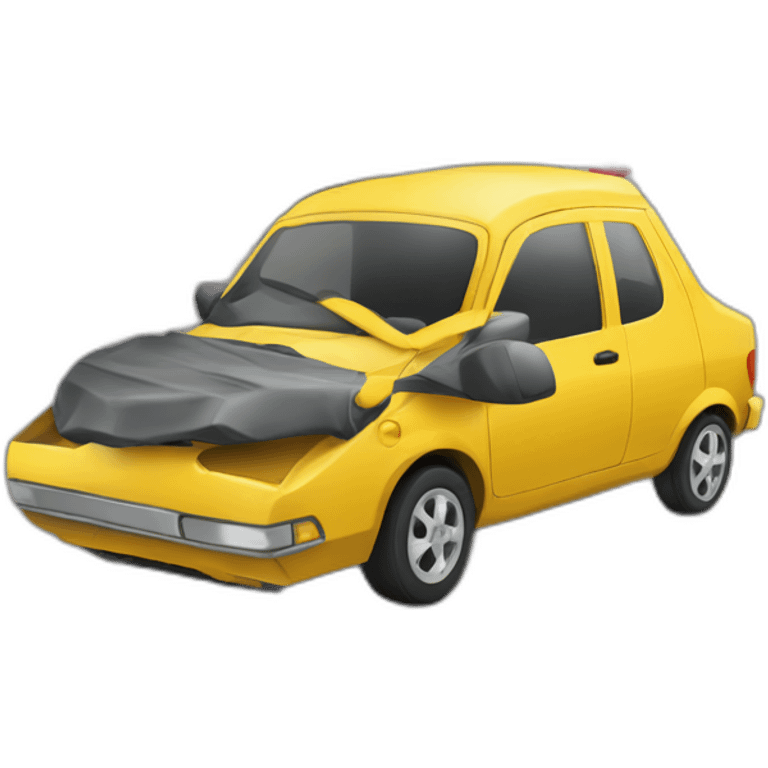 Deux voiture à contre sens  emoji