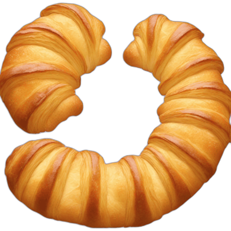 Delicious-curved-5-layer-croissant emoji